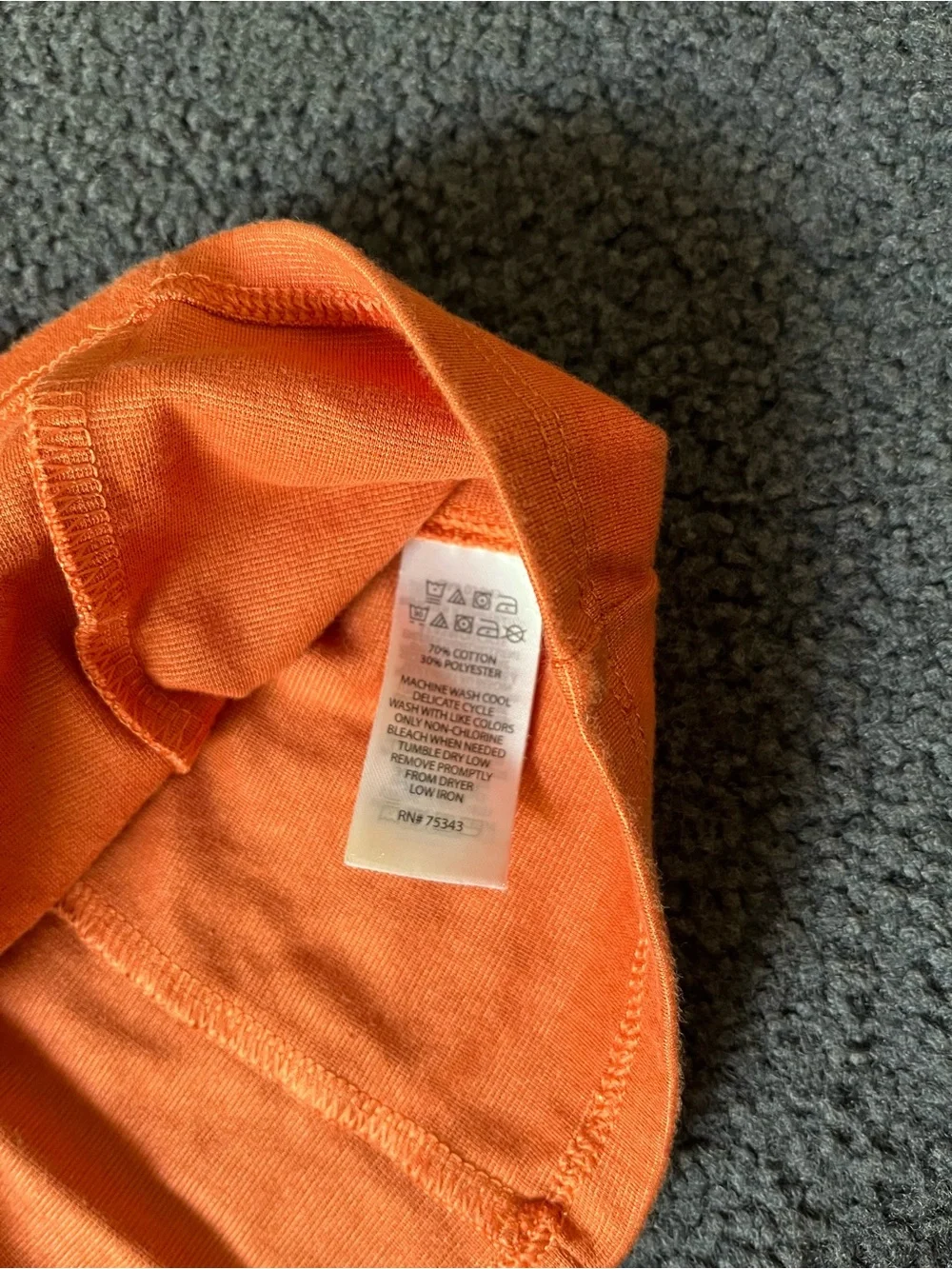 Rachel Zoe Burnt Orange Crochet Yoke Baby Dress